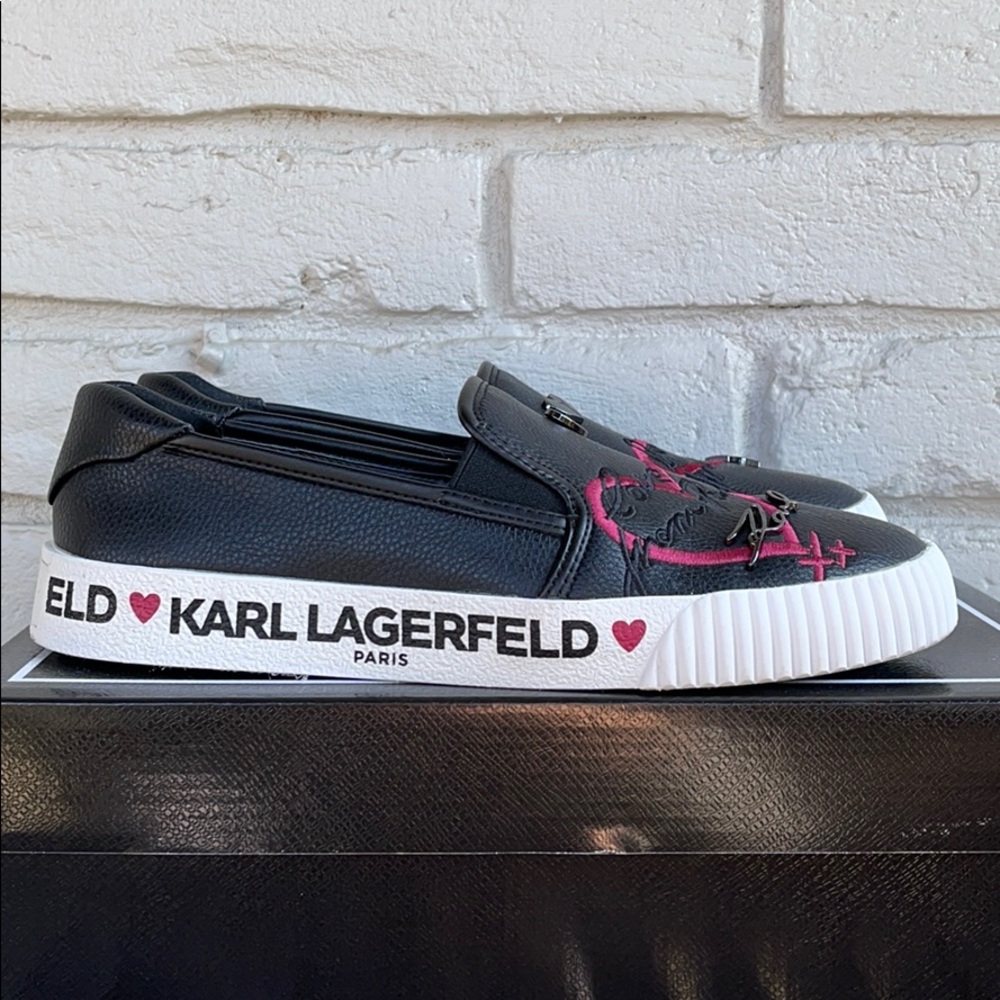 👱🏼‍♀️Karl Lagerfeld Slip on Shoes. Size 7.5 - Picture 3 of 8